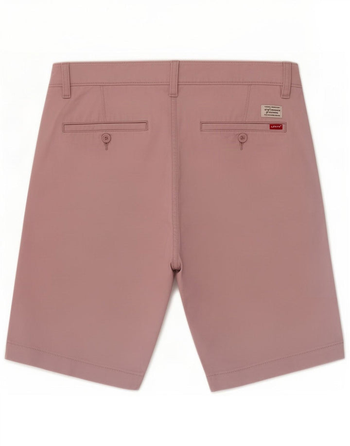 Pantaloncini chino da uomo Levi's W31 in cotone rosa medio