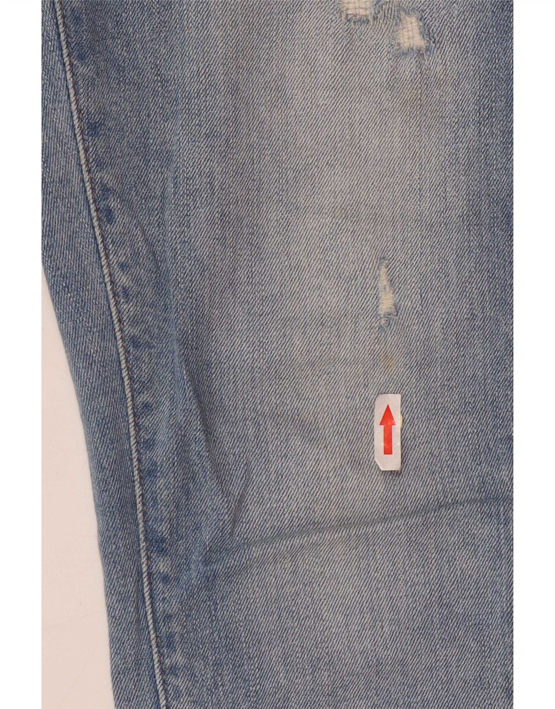 Jeans Levi's da donna 711 slim invecchiati W27 L28 cotone blu