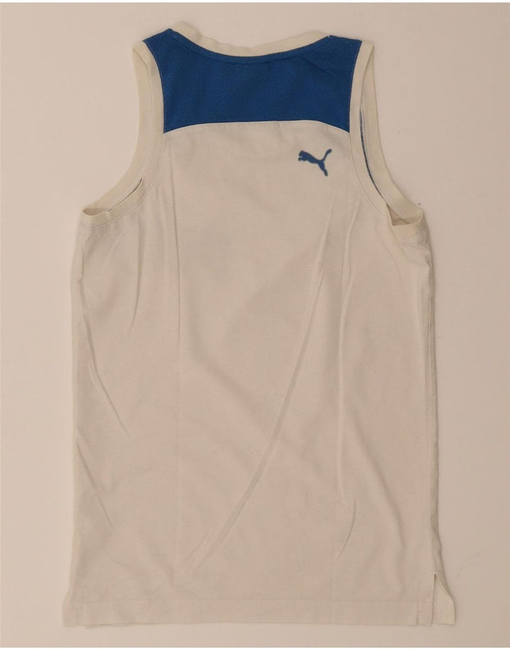 Canotta grafica da uomo Puma XS XS colore bianco