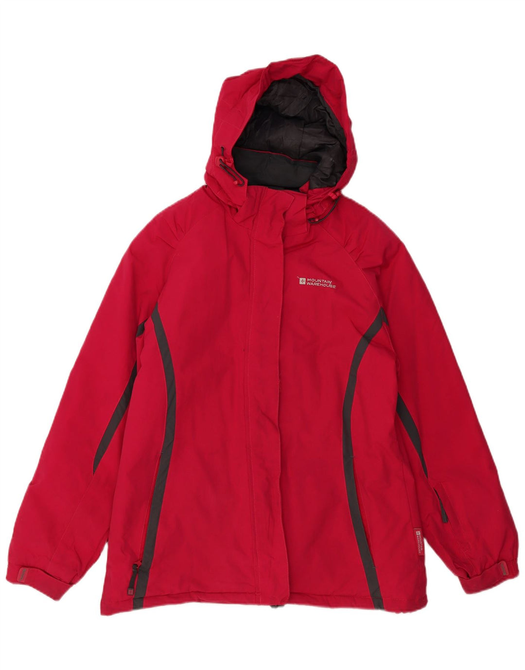 MOUNTAIN WAREHOUSE Giacca a vento da donna UK 14 Large Rosso Colorblock