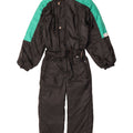 Tuta da sci da uomo Brugi UK 38 Medium Black Colourblock in poliammide