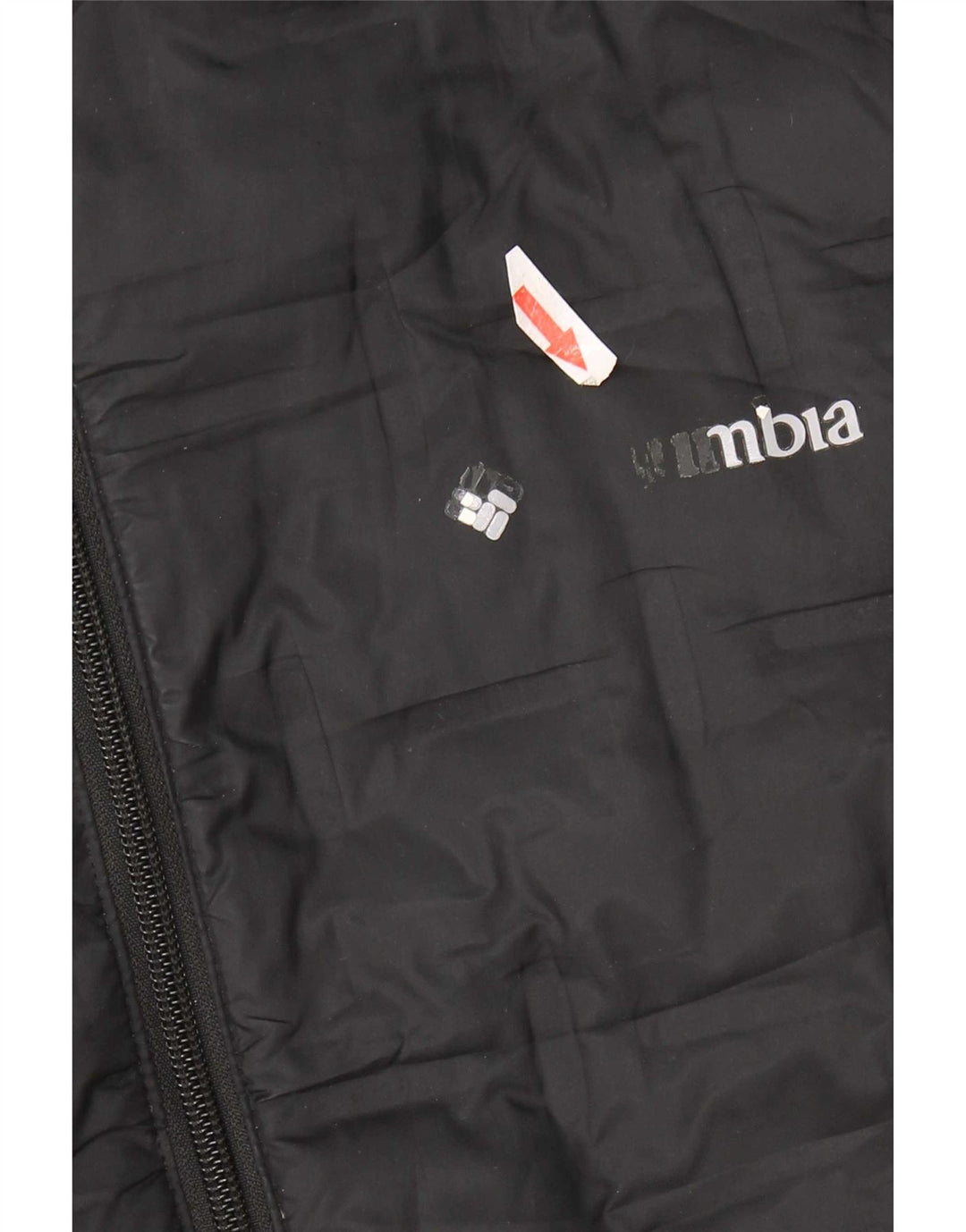 Giacca imbottita con cappuccio da uomo Columbia UK 40 grande poliestere nero