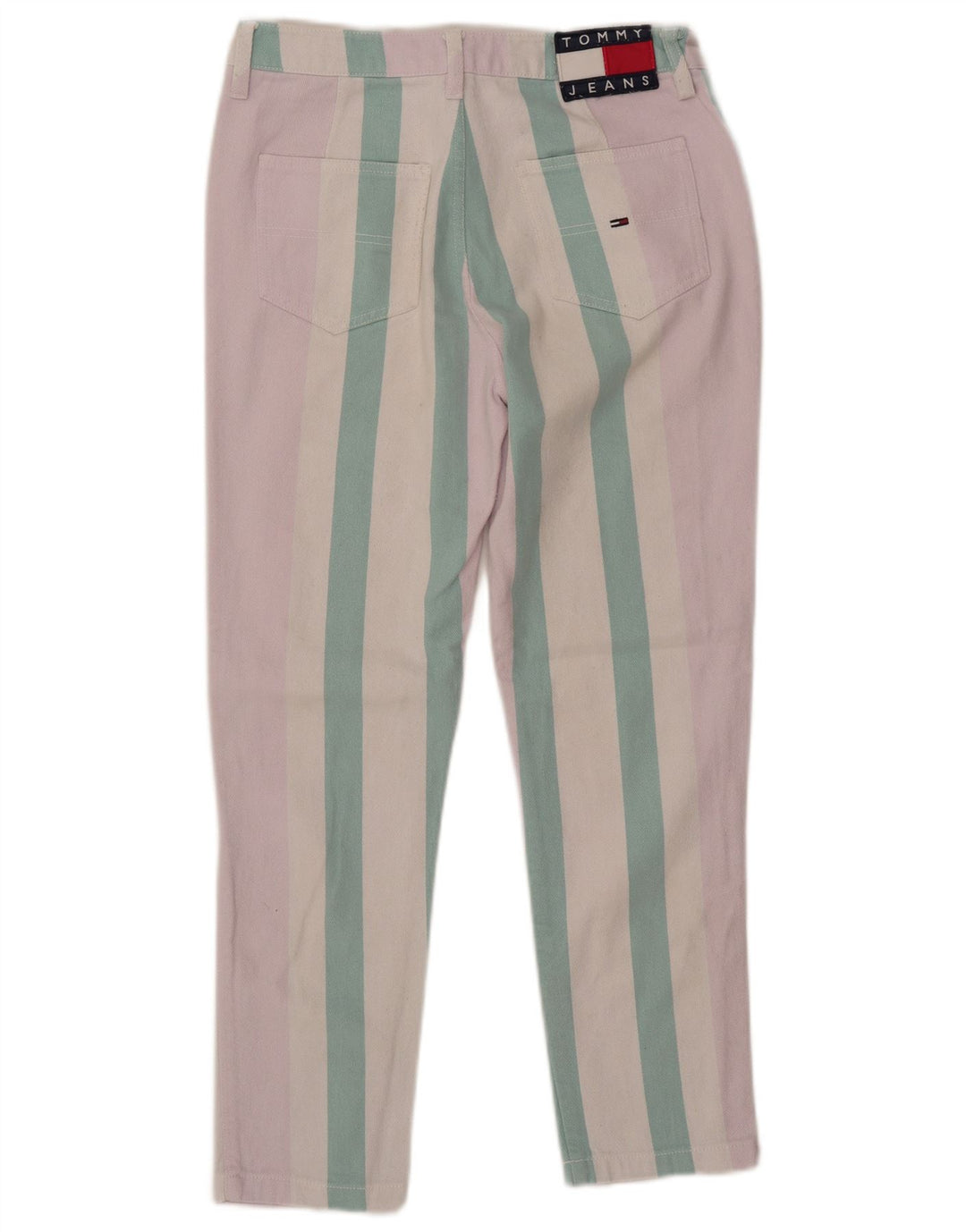 TOMMY HILFIGER Jeans corti Izzy a vita alta da donna W26 L26 multicolore