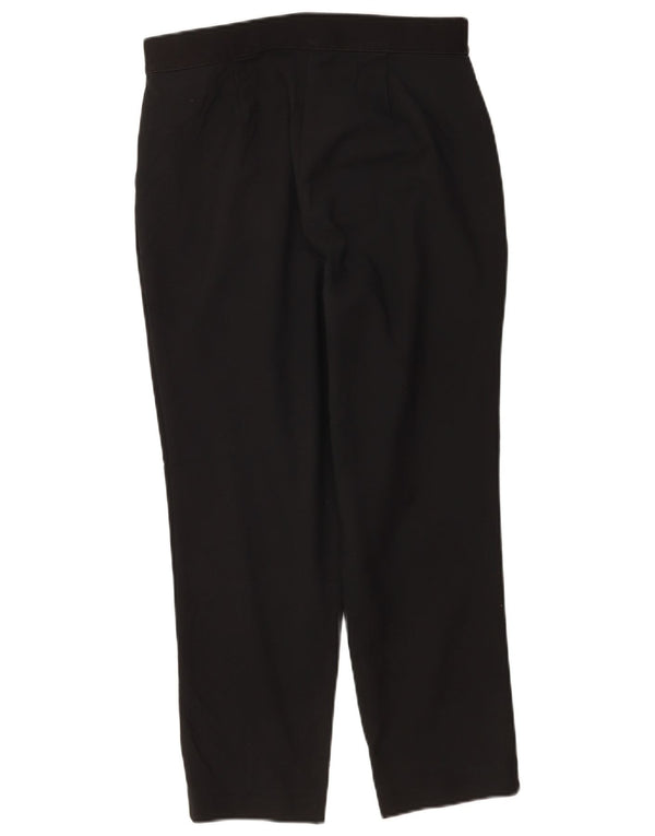 Pantaloni corti affusolati Marks & Spencer da donna UK 12 medi W30 L25 neri