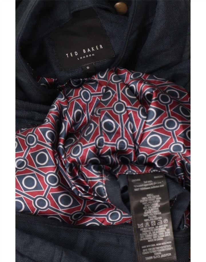 Giacca imbottita da uomo Ted Baker taglia 5 XL poliestere blu navy