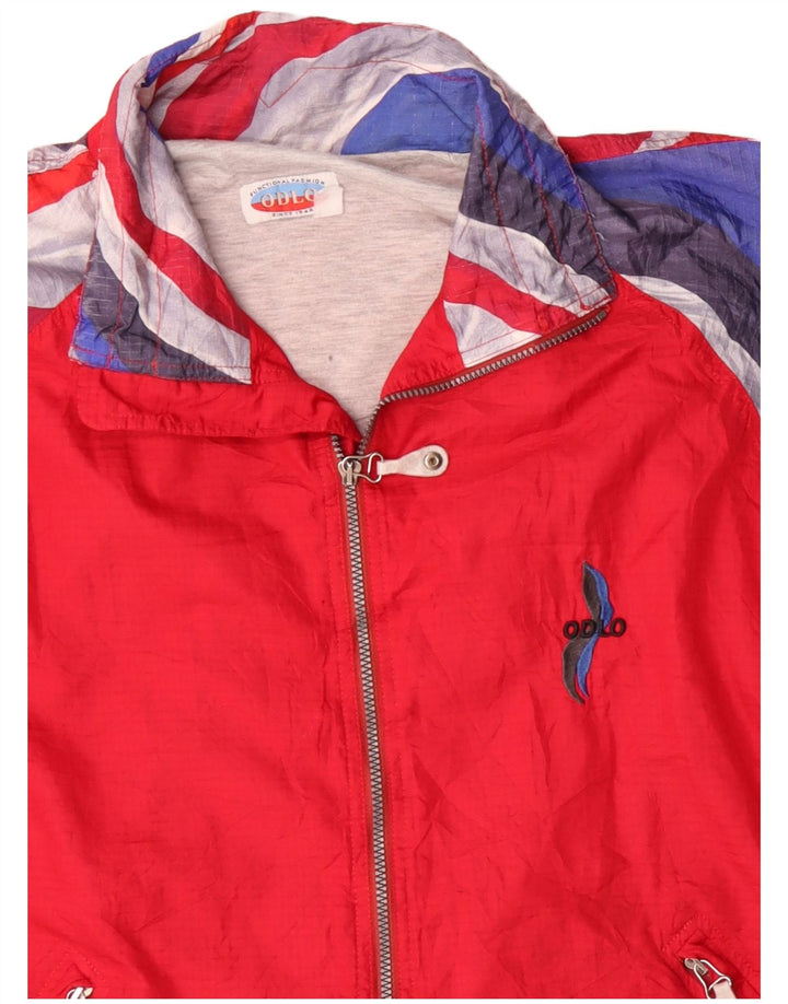 Giacca da tuta da uomo ODLO XL rosso color block