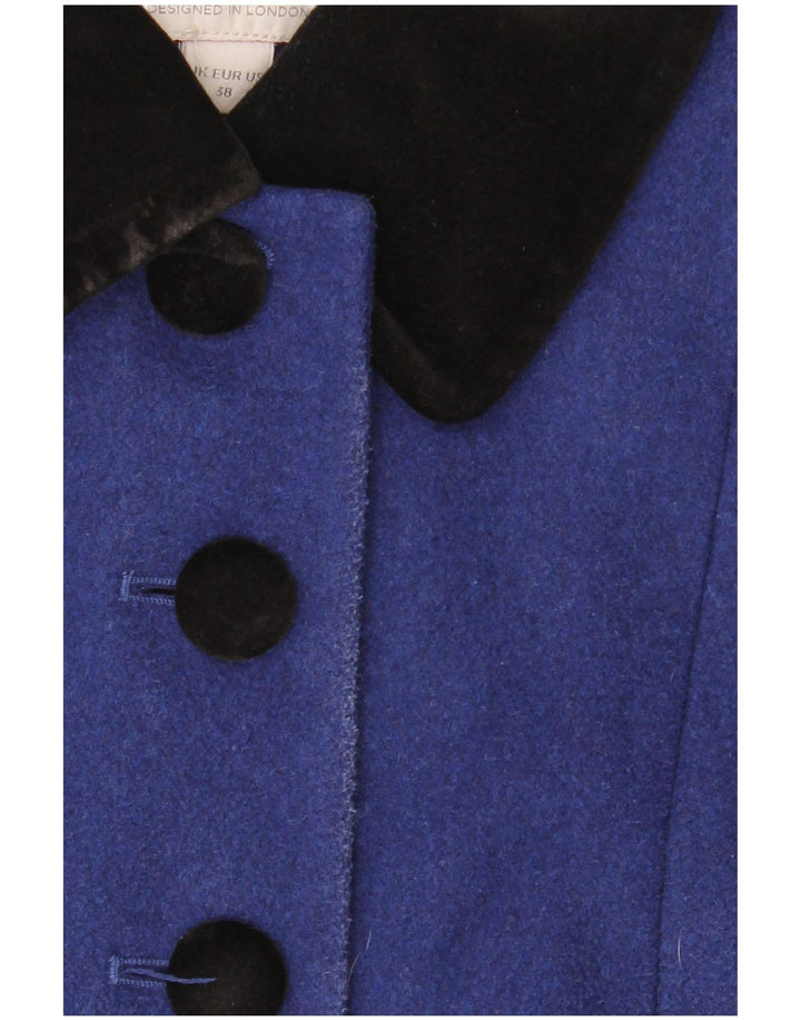 Cappotto da donna Monsoon UK 10 Small Blue Colourblock