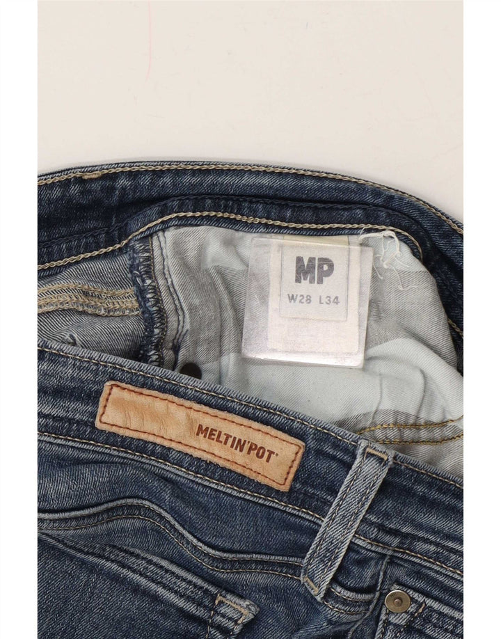 Jeans slim da donna Meltin' Pot W28 L34 cotone blu
