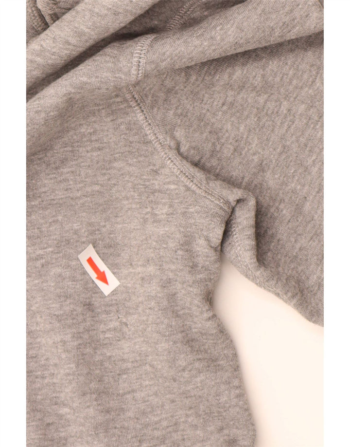 Maglione con cappuccio grafico da uomo Levi's in cotone grigio medio