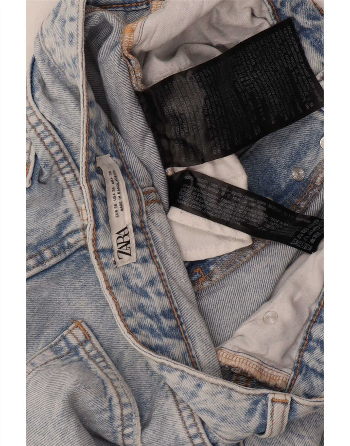 Jeans corti da uomo Zara EU 30 Small W30 L26 Cotone blu