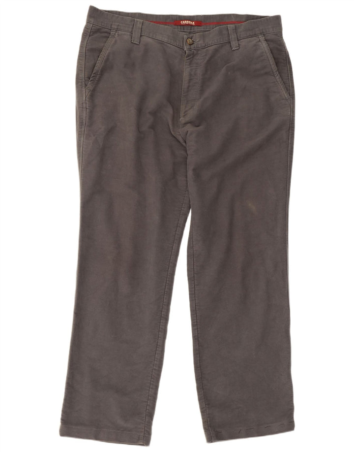 Carrera Pantaloni chino regolari da uomo W40 L30 Cotone grigio