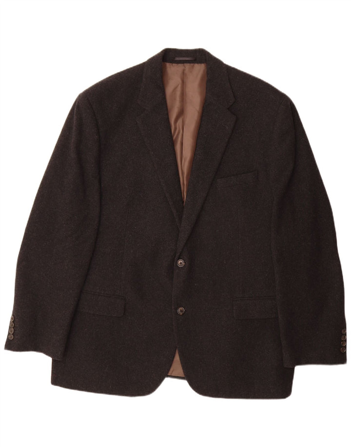 Giacca blazer a 2 bottoni Canda da uomo C&A EU 58 4XL lana grigia