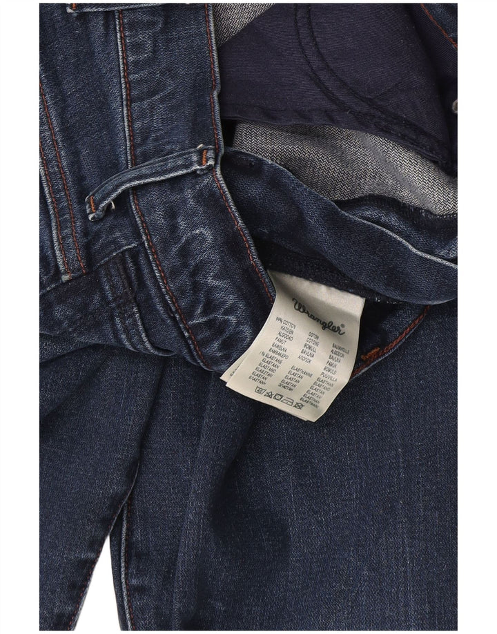 Jeans dritti da uomo Wrangler W34 L32 cotone blu