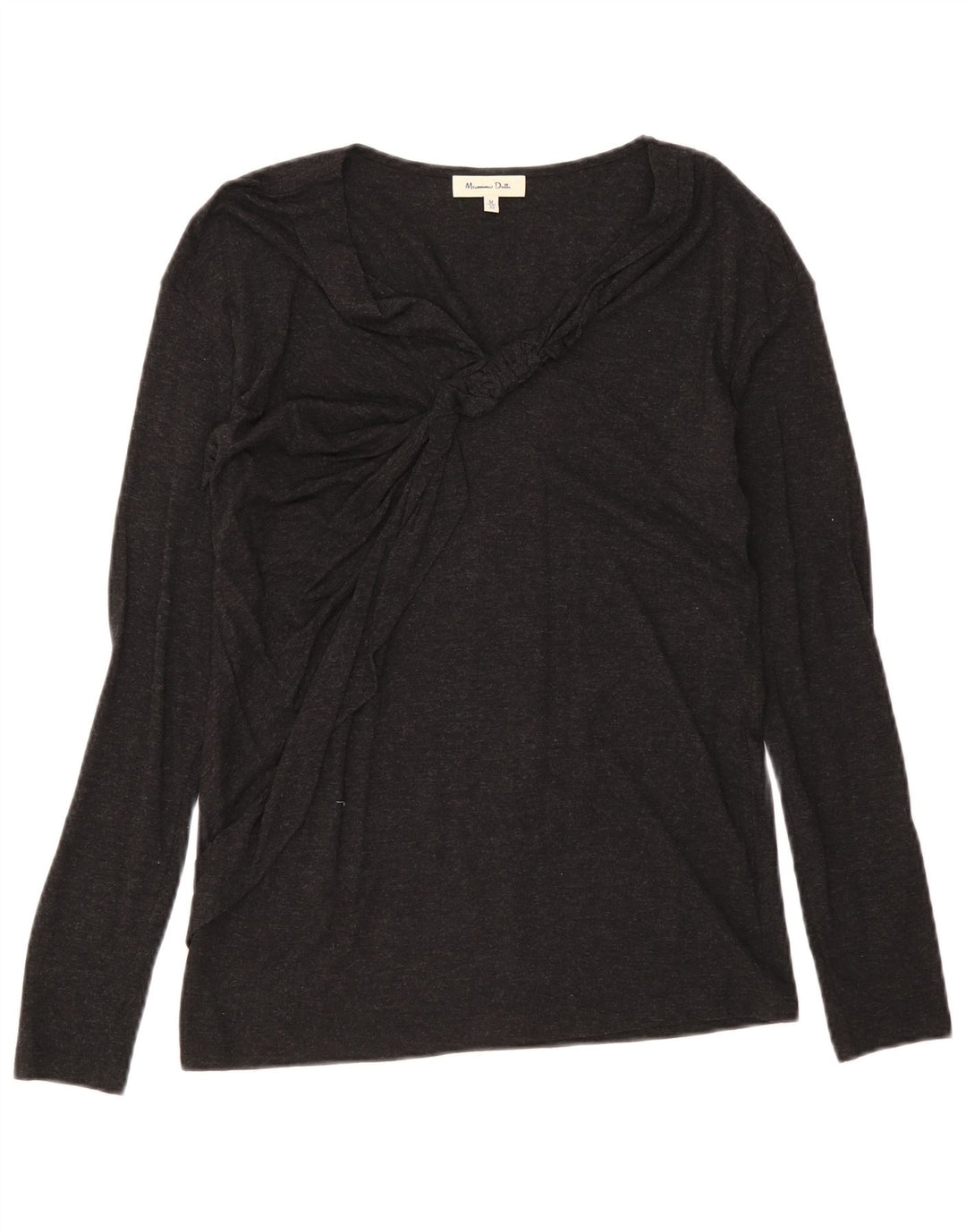 Top da donna a maniche lunghe Massimo Dutti UK 12 medio nero