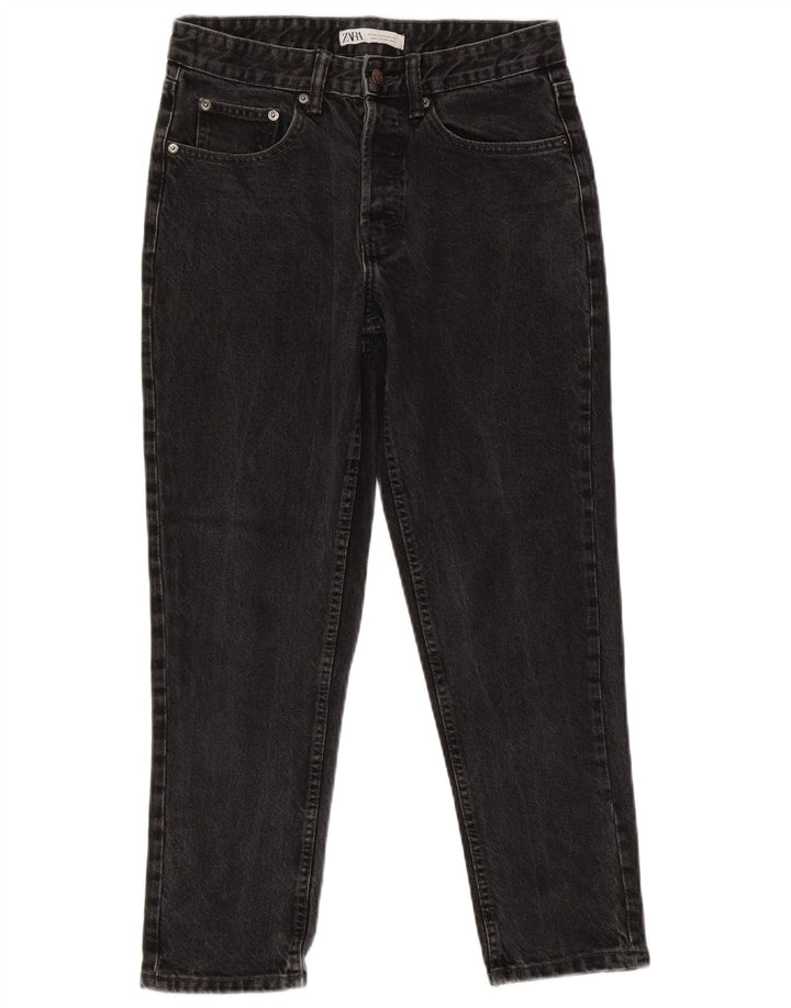 Jeans slim da uomo Zara EU 38 Small W30 L26 Cotone grigio