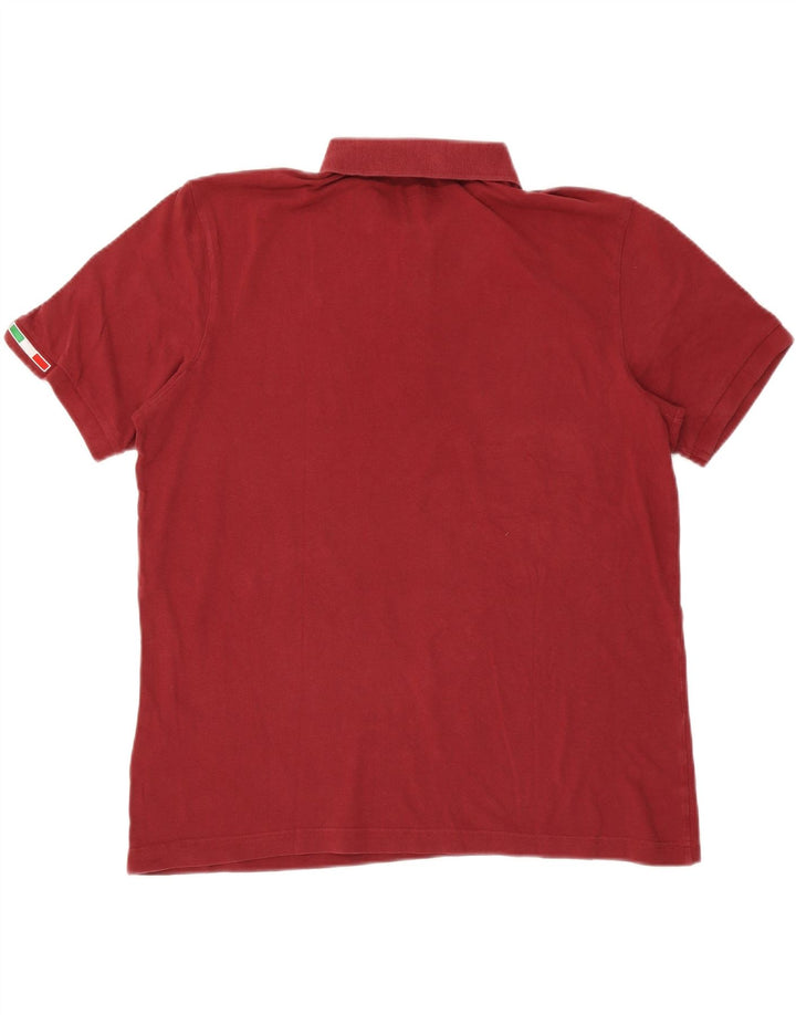 Polo Kappa da uomo XL Bordeaux
