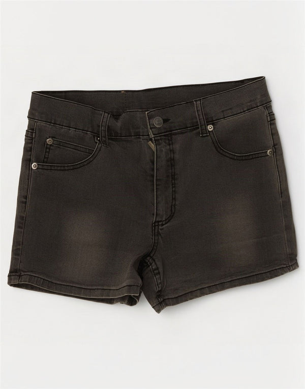 Pantaloncini di jeans da donna economici Monday W30 cotone grigio medio