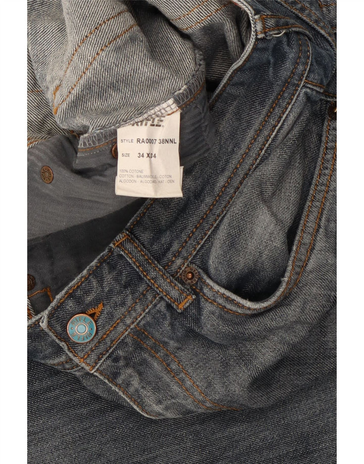 RIFLE Mens Slim Jeans W34 L31  Blue Cotton Vintage Rifle and Second-Hand Rifle from Messina Hembry 