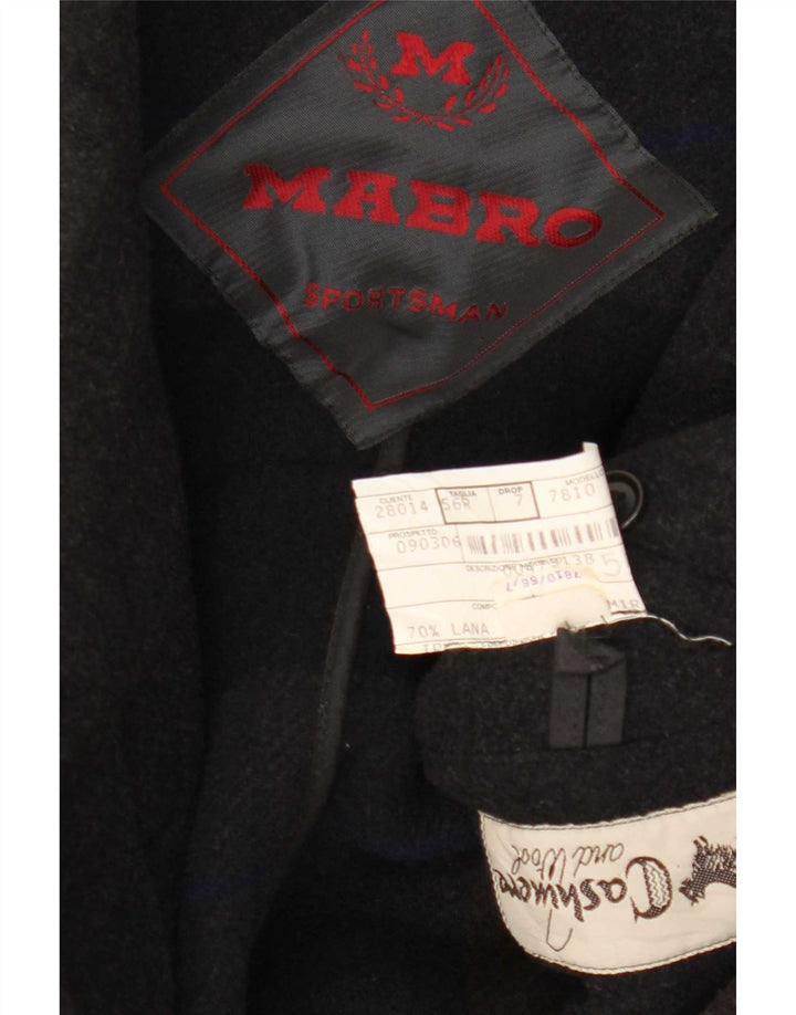 Montgomery da uomo Mabro IT 56 3XL Grigio Lana Classico