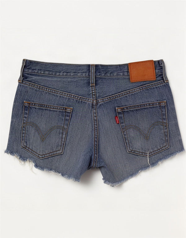Pantaloncini di jeans da donna Levi's W25 XS in cotone blu