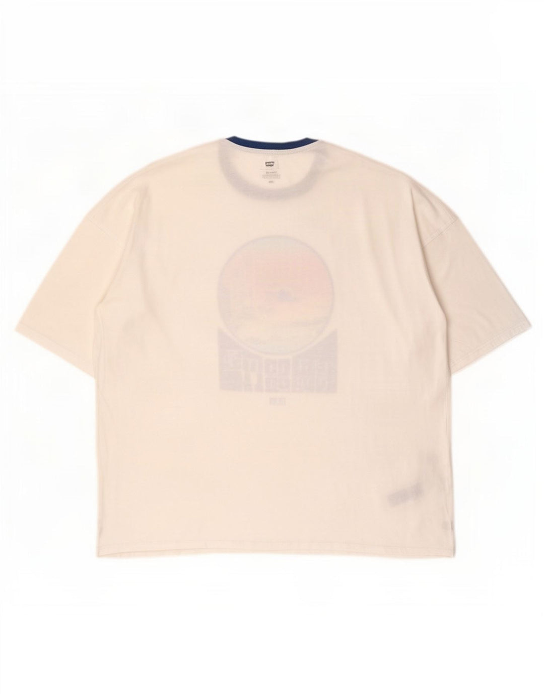 T-shirt grafica da uomo Levi's Top grande in cotone bianco