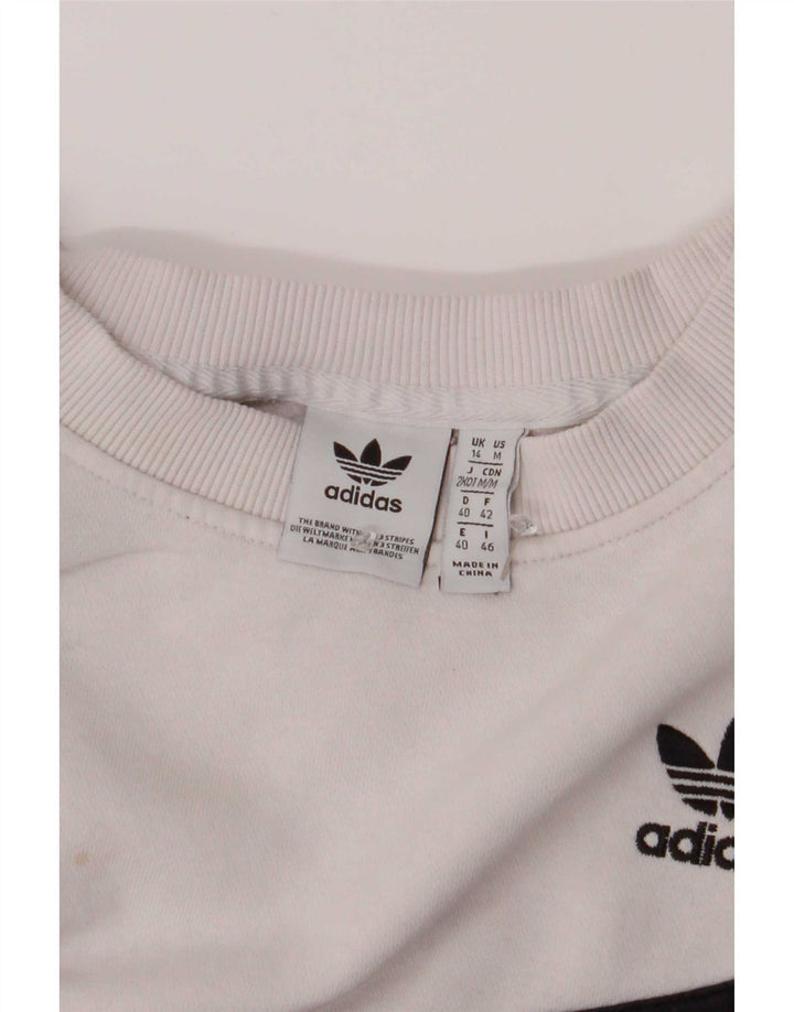 Felpa oversize da donna Adidas Jumper UK 14 Medium Pink Colourblock