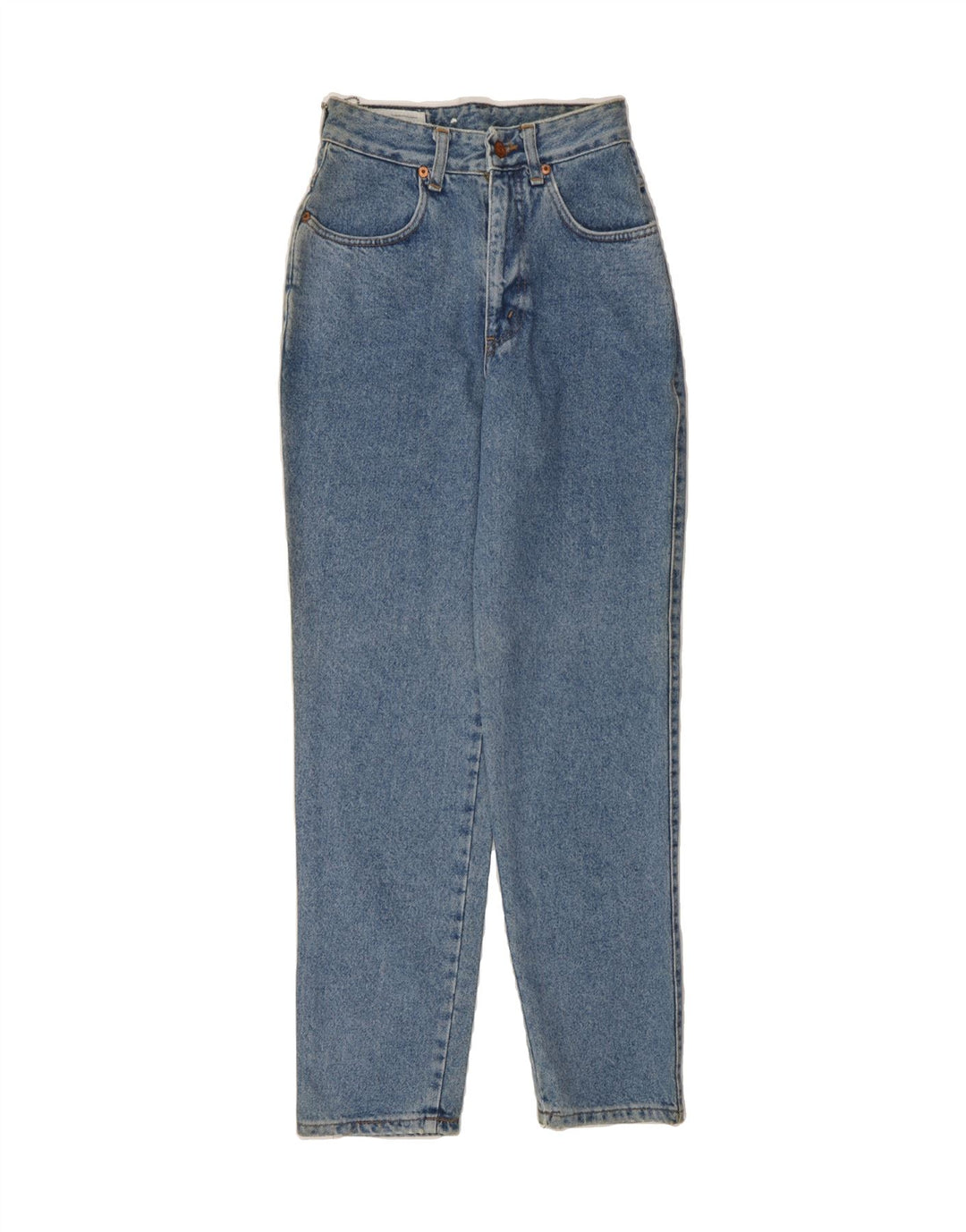UNIFORM Womens Tapered Jeans W27 L29 Blue Cotton Vintage Uniform and Second-Hand Uniform from Messina Hembry 