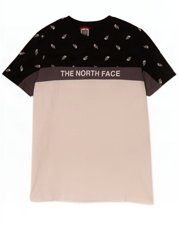 T-shirt grafica da ragazzo The North Face Top 14-15 anni XL Colorblock bianco