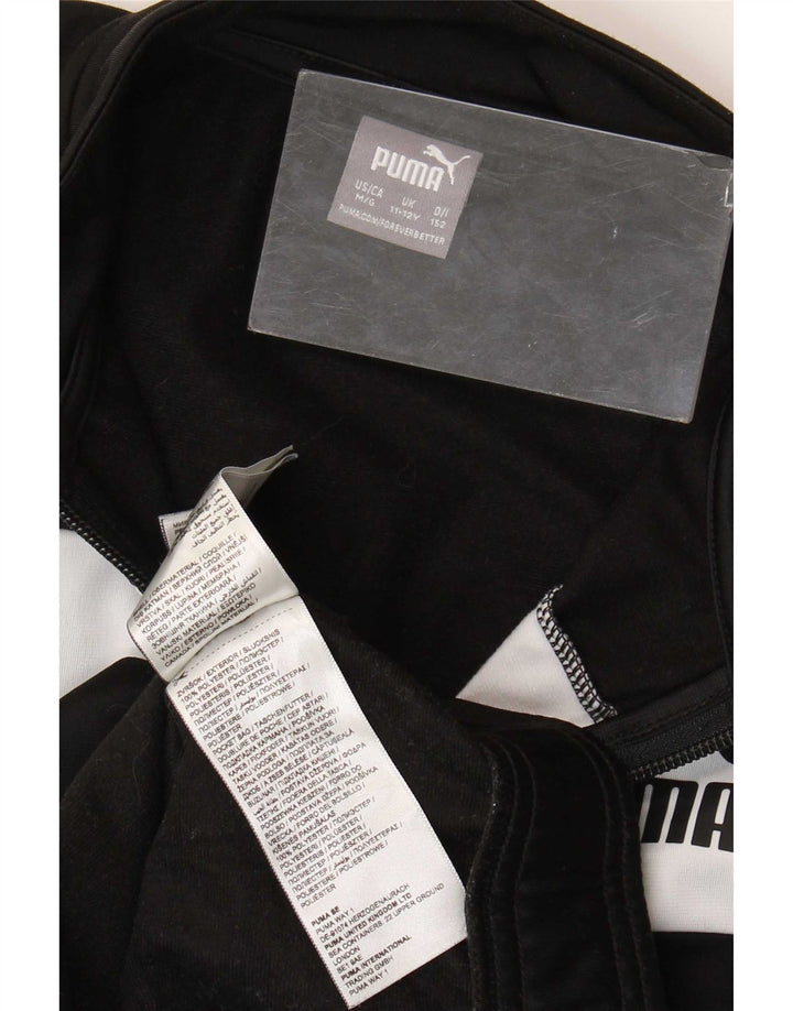 Giacca da tuta da ragazzo Puma 11-12 anni Poliestere color block nero