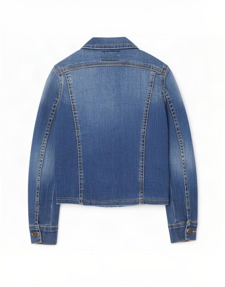 Giacca di jeans per ragazze Lee 7-8 anni XS in cotone blu