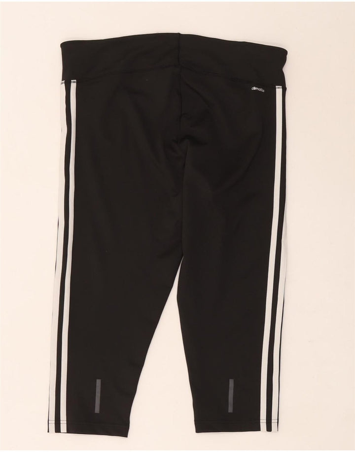 Leggings Adidas Climalite Capri da donna UK 16/18 Large Nero Poliestere