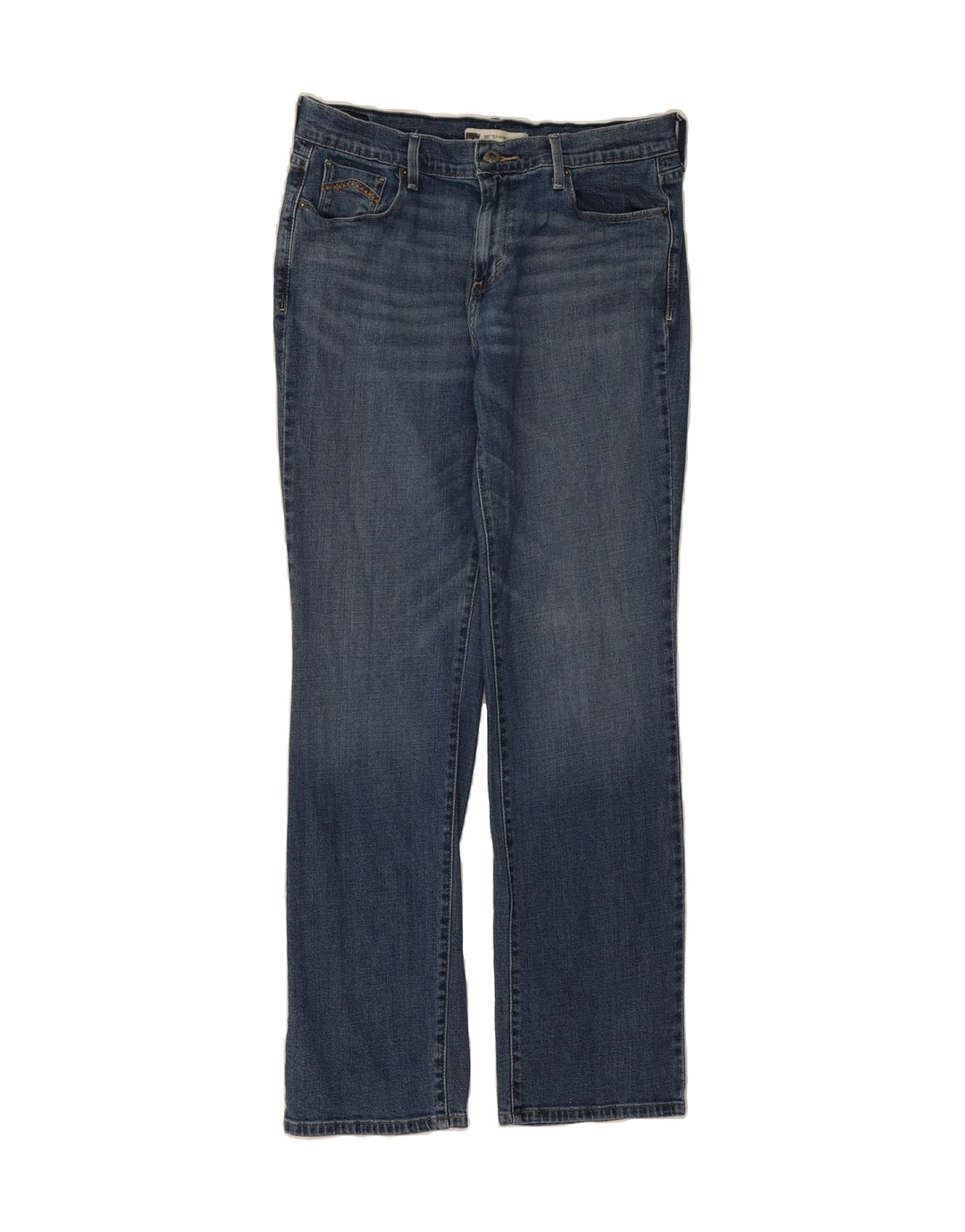 LEVI'S Womens 505 Straight Jeans US 10 Large W32 L32 Blue Cotton Vintage Levi's and Second-Hand Levi's from Messina Hembry 