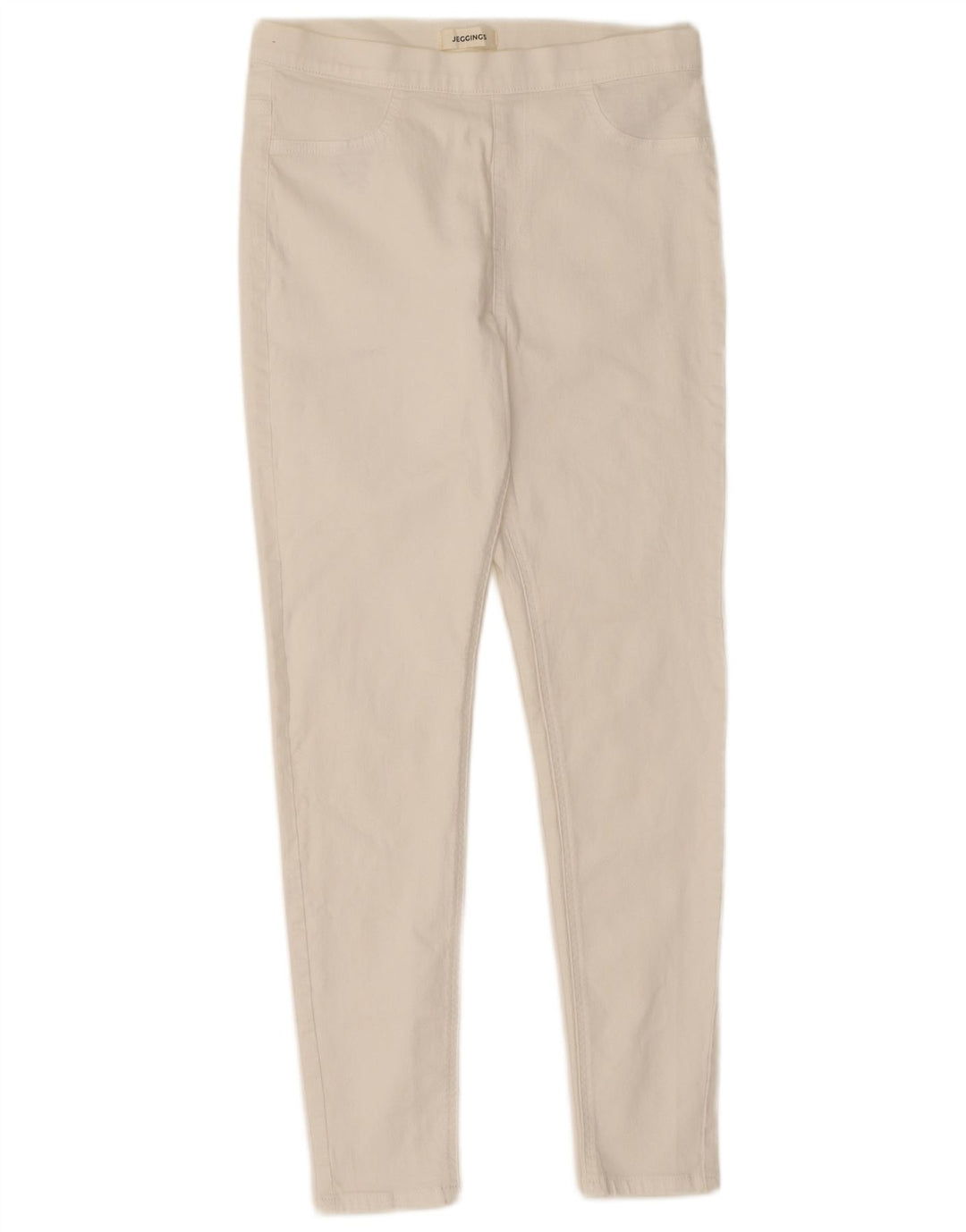 Jeans Jeggings da donna Marks & Spencer UK 12 Medio W28 L27 Cotone bianco