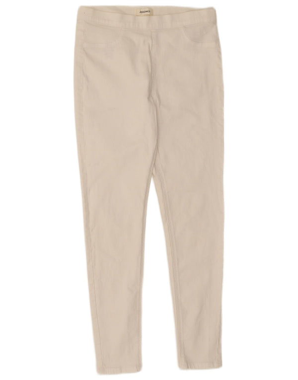 Jeans Jeggings da donna Marks & Spencer UK 12 Medio W28 L27 Cotone bianco