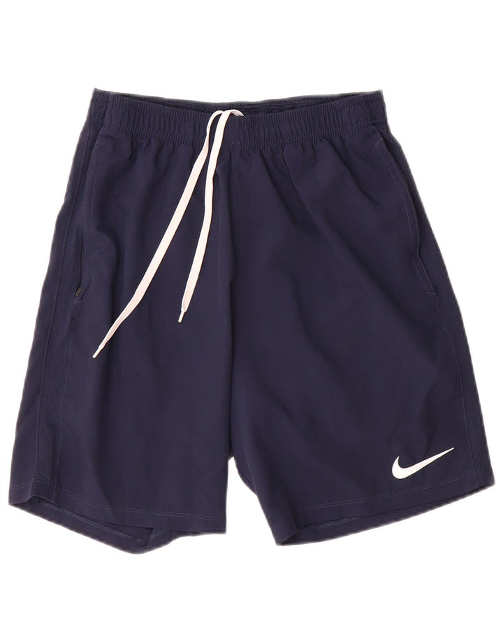Pantaloncini sportivi Nike Dri Fit da uomo, medio, blu navy, in poliestere