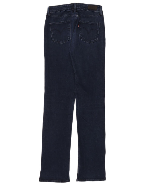 Jeans dritti Demi Curve da donna Levi's US 0 XS W25 L32 Blu Navy