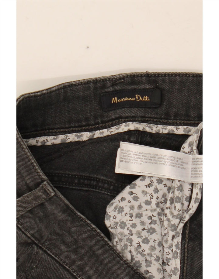 Jeans slim da donna Massimo Dutti W29 L33 cotone grigio