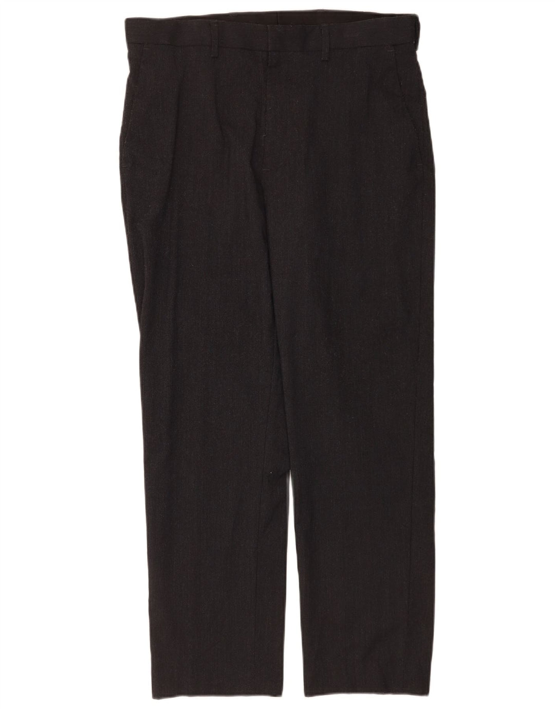 Pantaloni chino dritti da uomo Marks & Spencer W32 L29 grigi screziati