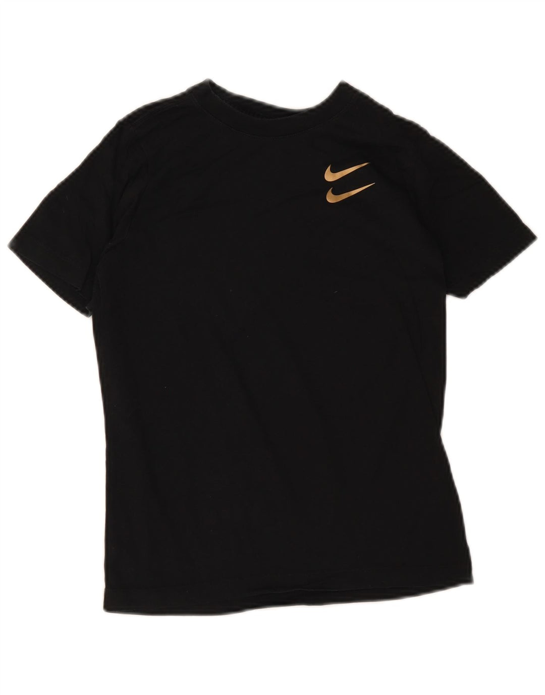 Maglietta Nike da bambino con grafica Swoosh, 10-11 anni, media, nera