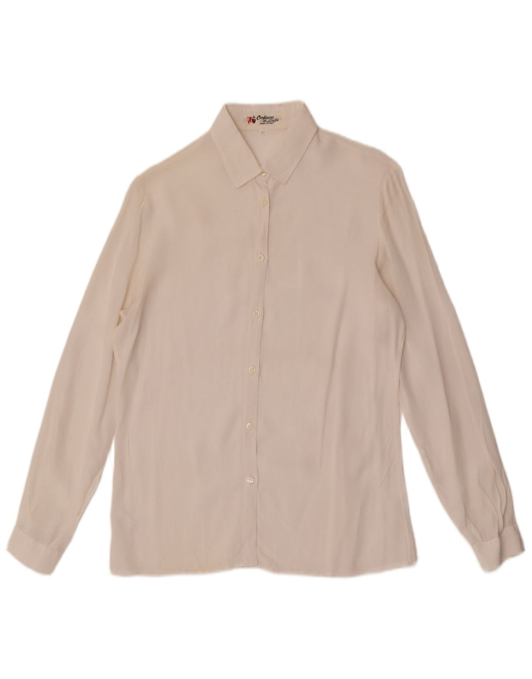 Camicia Donna Confezioni Di Lusso IT 42 Acetato Medio Bianco