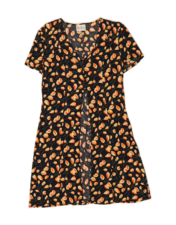 BETTY BARCLAY Womens A-Line Dress UK 14 Large Black Floral