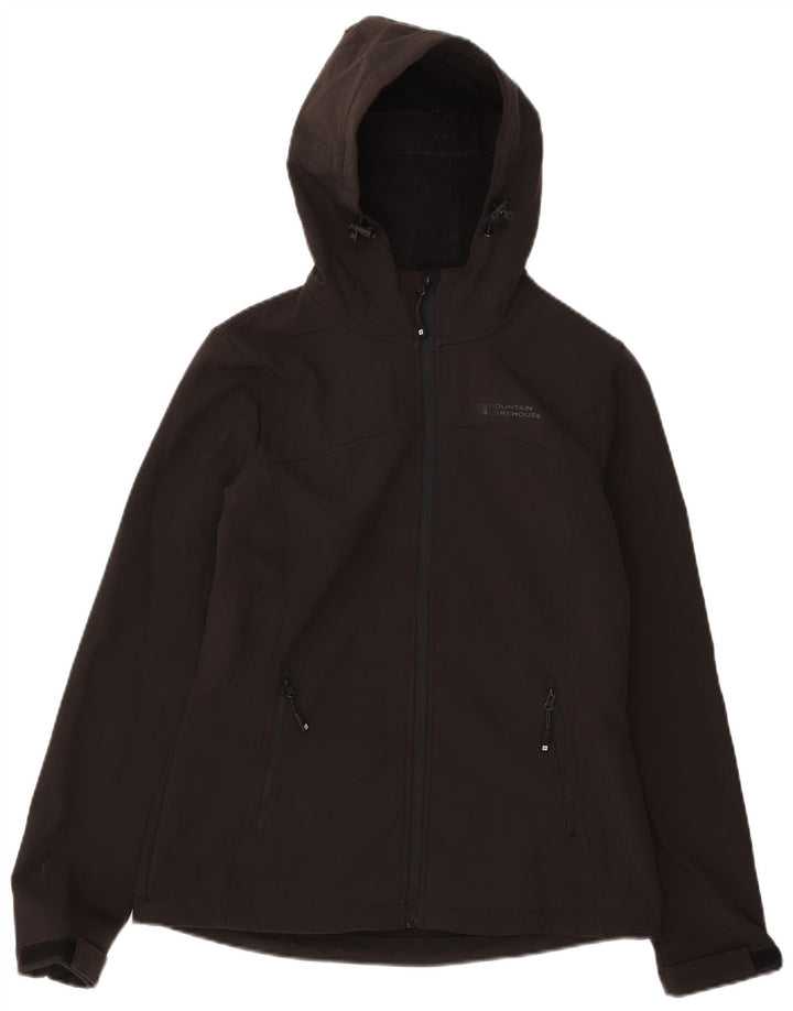 Giacca a vento con cappuccio da donna Mountain Warehouse UK 10 Small Nera