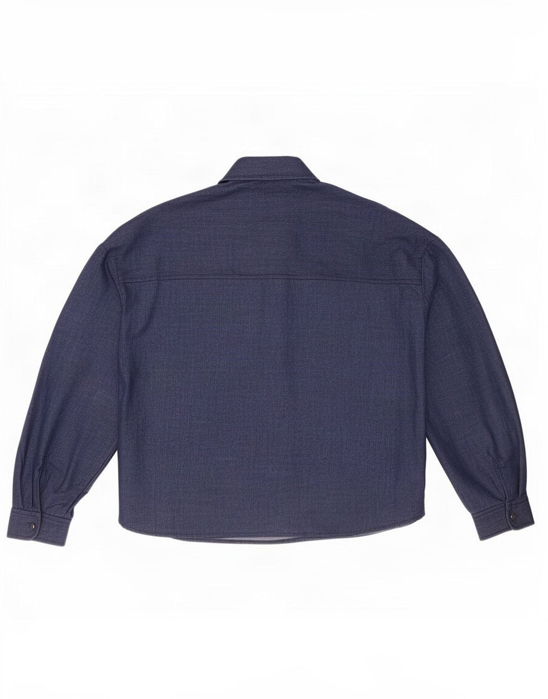 Camicia oversize da donna Zara UK 6 XS poliestere blu navy