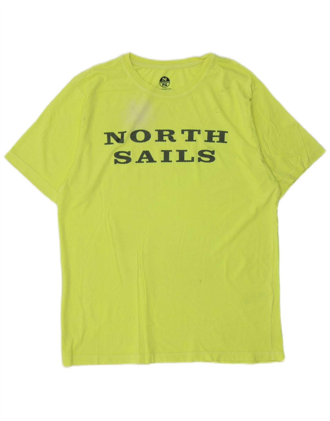 T-shirt grafica da uomo North Sails in cotone verde medio
