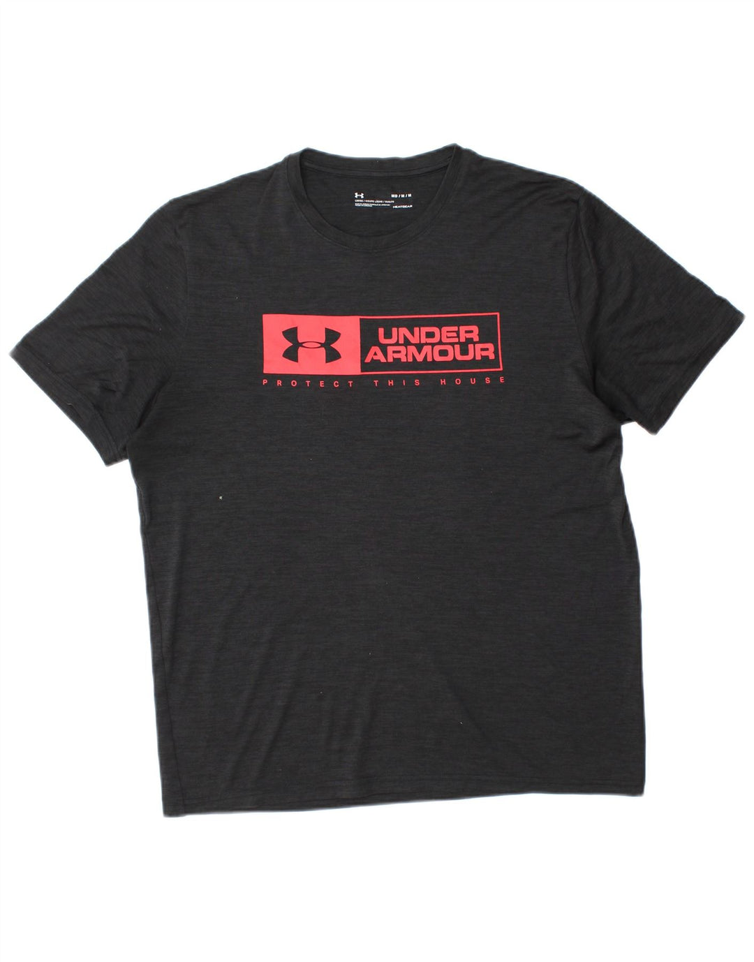 T-shirt grafica da uomo UNDER ARMOUR Heat Gear Top medio nero