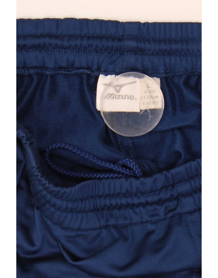 Pantaloni da tuta grafici da uomo Mizuno Large blu navy color block