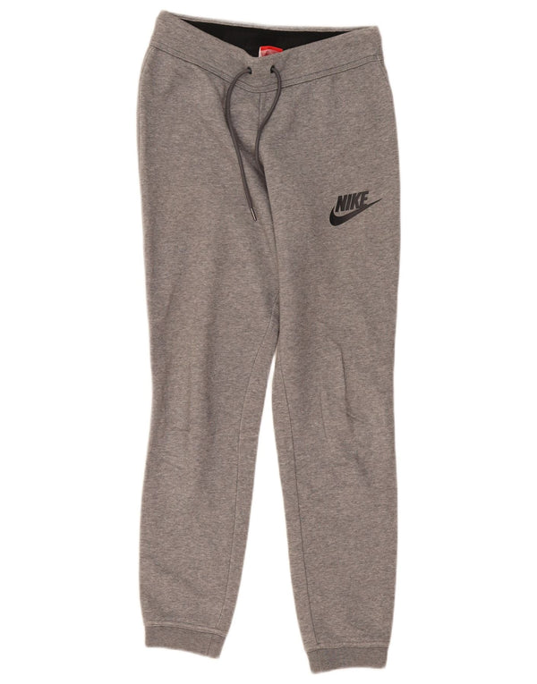 Pantaloni da tuta da donna Nike Joggers UK 8 Small Grey Flecked Cotton