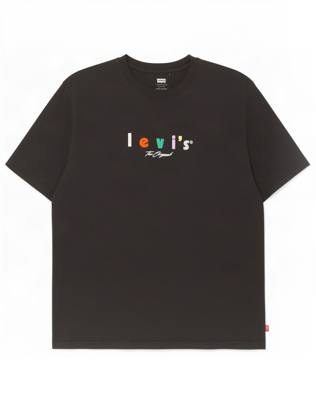 T-shirt grafica da uomo Levi's Top in cotone nero medio