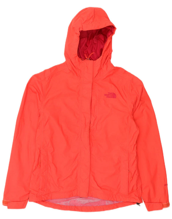 The North Face Womens Hyvent Hooded Oversized Rain Jacket UK 10 Small Red