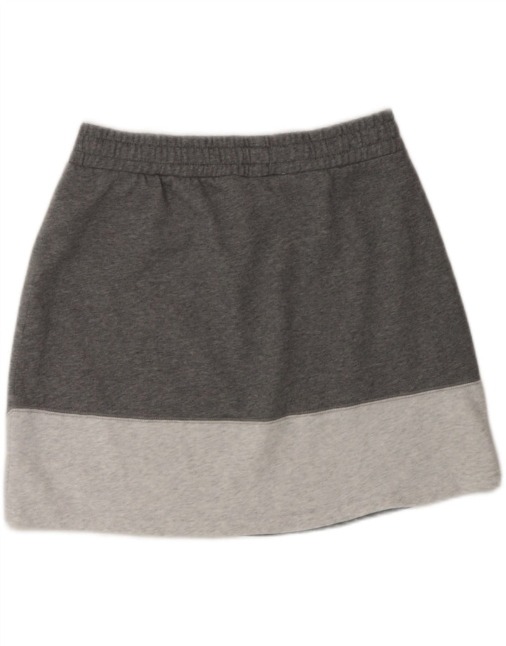 PUMA Womens Mini Skirt Large W32  Grey Colourblock Cotton Vintage Puma and Second-Hand Puma from Messina Hembry 